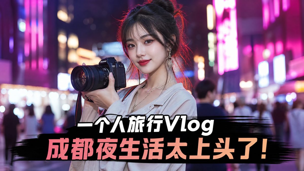 免费看片城市夜景Vlog视频教程